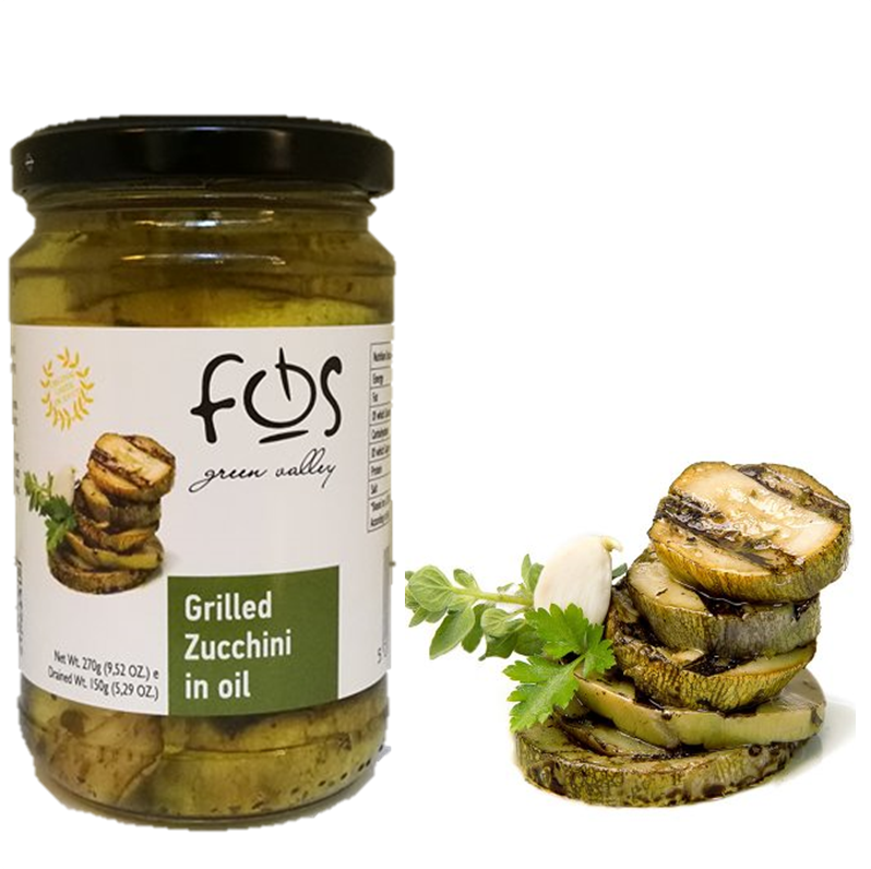 FOS – Greek Grilled Zucchini in Oil