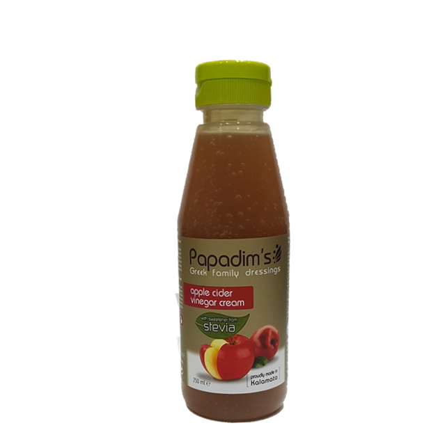 Papadim's Balsamic Cream Apple Cider with Stevia 250ml